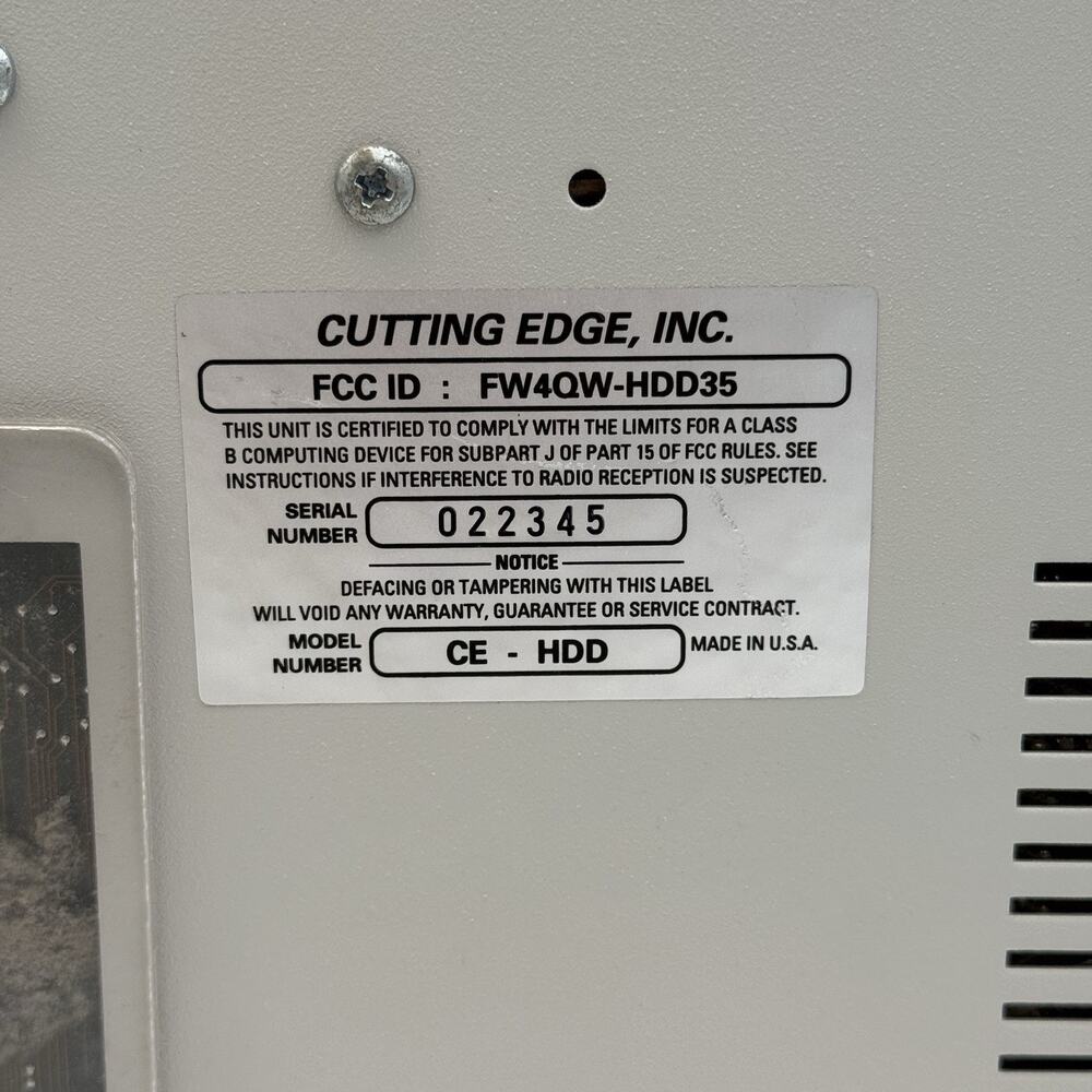 Cutting Edge CE-HDD Vintage SCSI Hard Drive For Apple Macintosh Made In USA - Picture 9 of 9